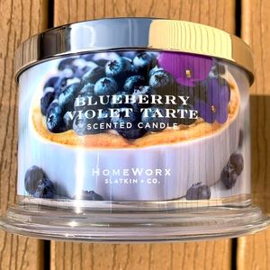 🆕BLUEBERRY VIOLET TART HARRY SLATKIN HOMEWORX 4 WICK 18oz CANDLE NWTS!